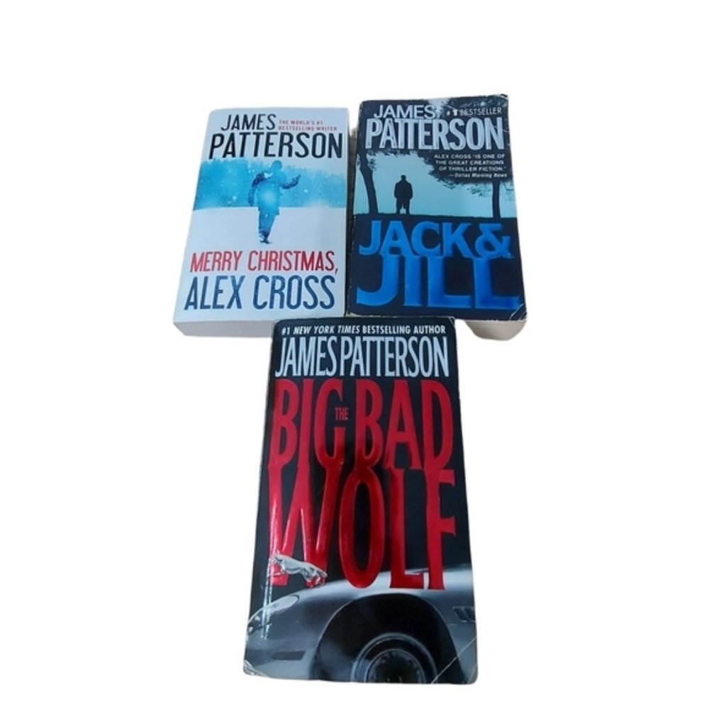 JAMES Patterson 3 Book Bundle
